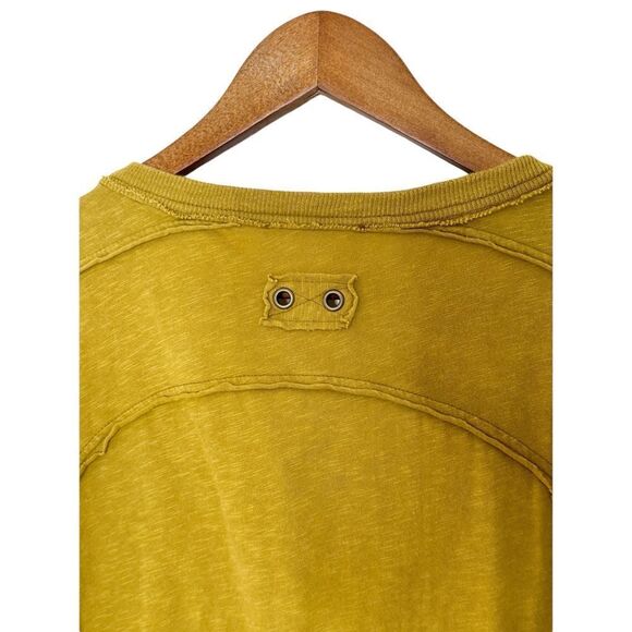 Free People We The Free Redone Tee Yellow Extra Small - Picture 6 of 9